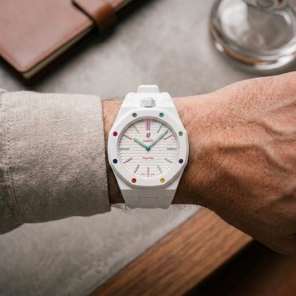 Apex Pop Sport Strap — Huit Blanc (White)