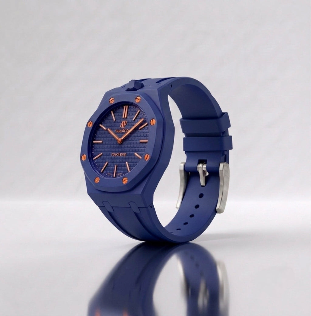 Apex Pop Sport Strap — Orenji Hachi (Navy Blue)